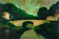 Lot 124. ALAN MARSHALL CANAL BRIDGE FRANCE