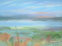 Lot 125. MIRIAM STANNAGE HAZY MORNING INLET