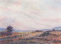 Lot 146. BETSEY LINTON FIGURES ON A COUNTRY ROAD