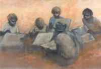 Lot 71. ALLAN BAKER THE READING LESSON