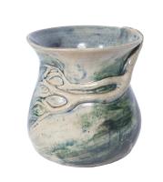 Lot 92. MERRIC AND DORIS BOYD VASE WITH WINDSWEPT BRANCHES