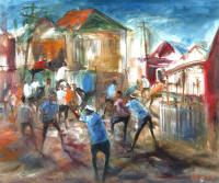 Lot 104. HUGH SAWREY THE RAID