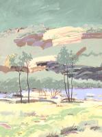 Lot 105. LEON PERICLES LANDSCAPE