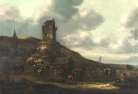 Lot 126. IN THE STYLE OF MOLENAER VILLAGE GATHERING