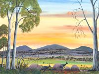 Lot 14. GREG KELLY SUNRISE STIRLING RANGE