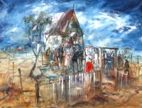 Lot 20. HUGH SAWREY THE BUSH WEDDING