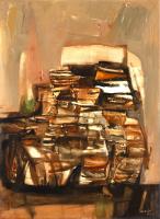 Lot 25. JUDY CASSAB MOOD IN BROWN