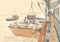 Lot 36. CHARLES FRANK NORTON UNLOADING CEMENT EXMOUTH
