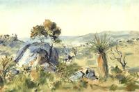 Lot 85. WILLIAM BOISSEVAIN HILLS LANDSCAPE