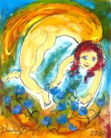 Lot 92. DAVID BOYD ANGELS AND BLUE ROSES OF HOPE